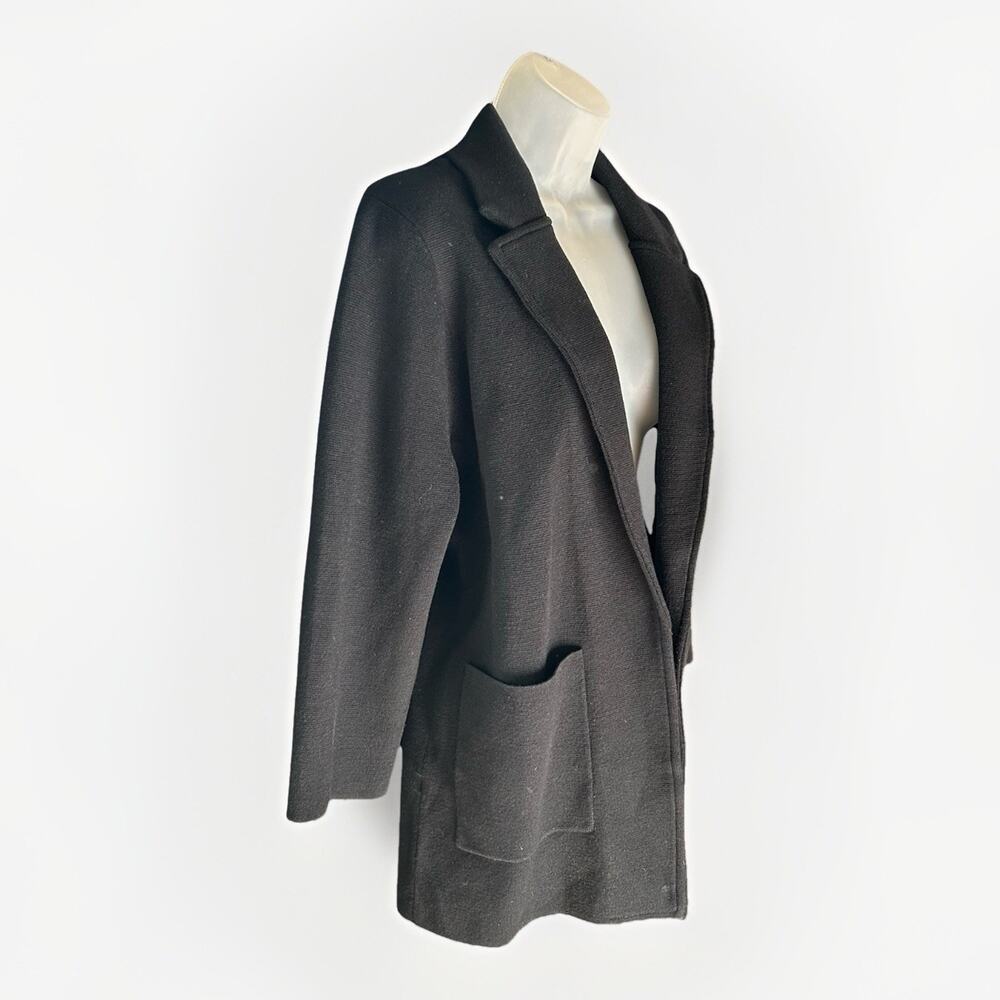 NEW J. Crew Open Front Sweater Blazer Women's Size Medium Wool Blend Minimalist - Picture 2 of 10